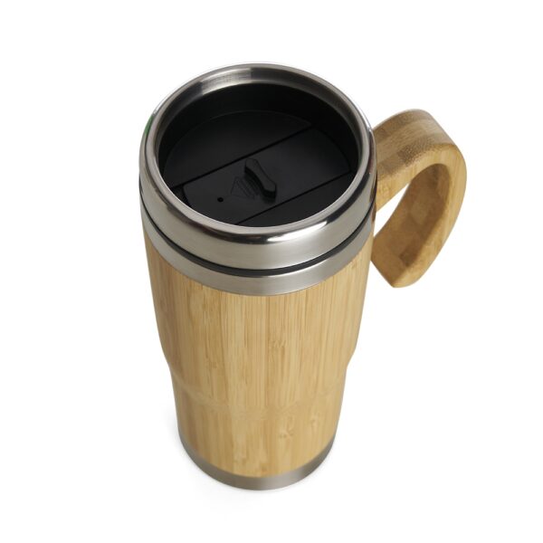 Caneca Inox e Bambu 500ml S34681 - Image 3