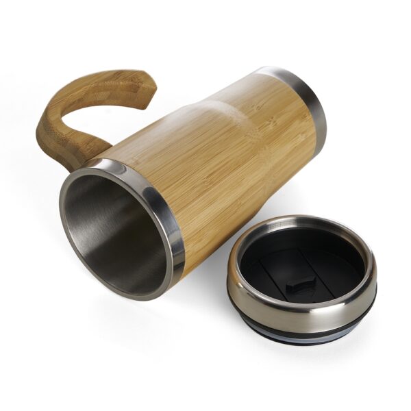 Caneca Inox e Bambu 500ml S34681 - Image 5