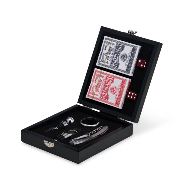 Kit Vinho com Jogo de Baralho S82180