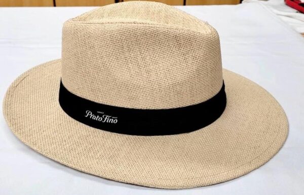 Chapéu Agro Panamá Vintage Palha Shantung Aba Larga Casual e Versátil Schapeu - Image 5