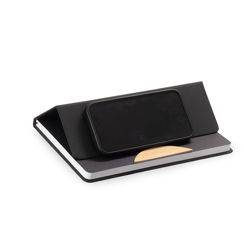 Caderno Moleskine A5 com Suporte Celular rPET Pautado S10160 S10160@e
