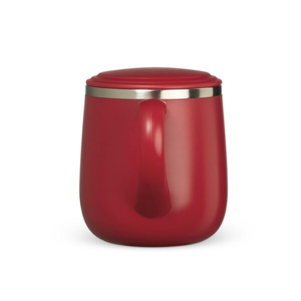 Caneca Inox Parede Dupla 370ml Tampa Plástica Antiderrapante S16781 - Image 4