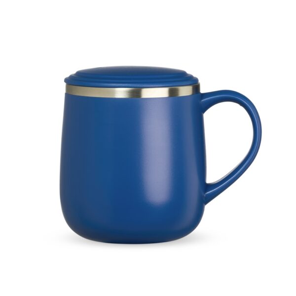 Caneca Inox Parede Dupla 370ml Tampa Plástica Antiderrapante S16781 - Image 8