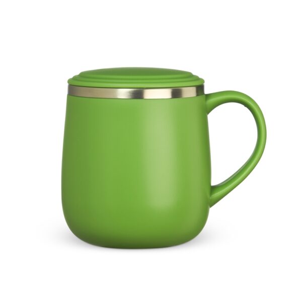 Caneca Inox Parede Dupla 370ml Tampa Plástica Antiderrapante S16781 - Image 5