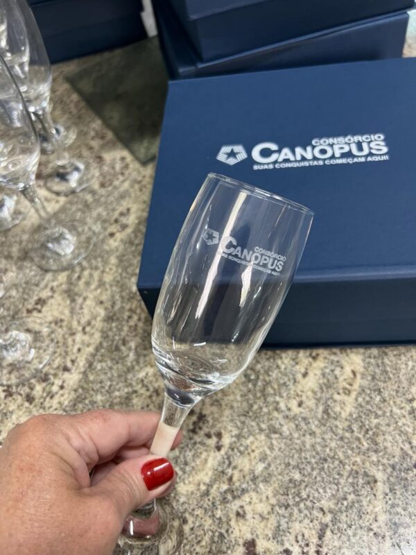Kit Executivo Mini Chandon e Taças com Caixa Cartonada Presente Skitvinho - Image 3