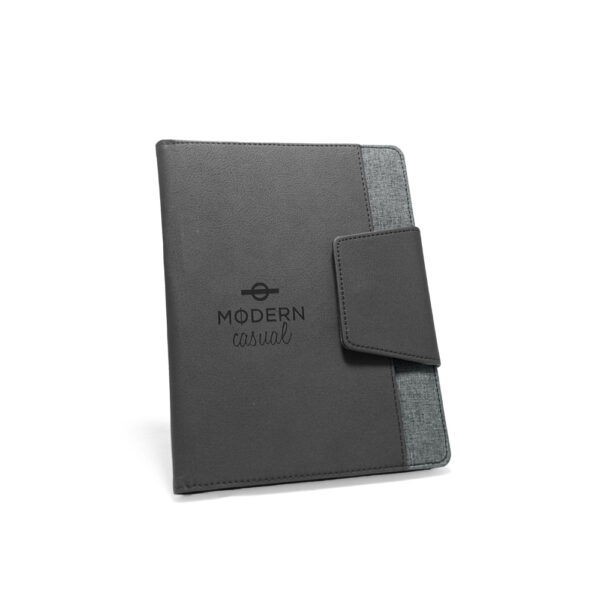 Conjunto Executivo Caderno Moleskine A5 e Capa em Couro Sintético e Tecido com Embalagem Sg88735 - Image 9