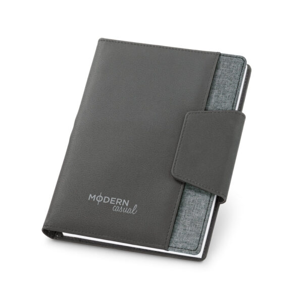 Conjunto Executivo Caderno Moleskine A5 e Capa em Couro Sintético e Tecido com Embalagem Sg88735 - Image 2
