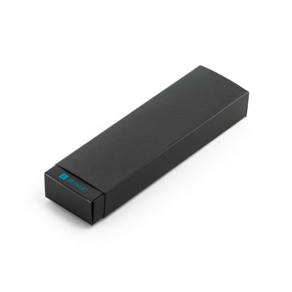 Caneta Executiva Luxo Roller Metal Preto Mate Escrita Preto Estojo Presente Sg70219 - Image 6
