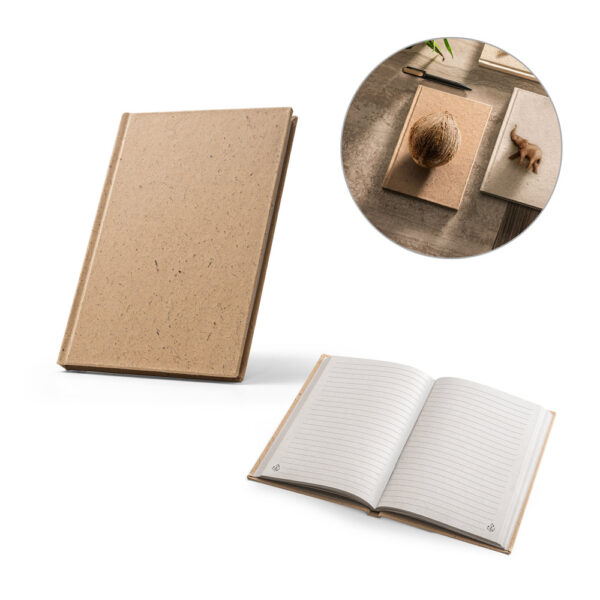 Caderno Moleskine A5 Pautado Casca de coco e Algodão Reciclado Sg22639