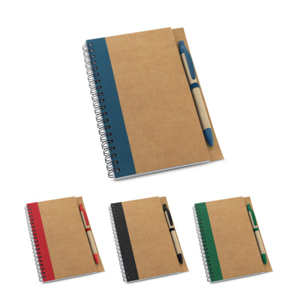 Caderno de Anotações B6 Kraft com Caneta Sg51739
