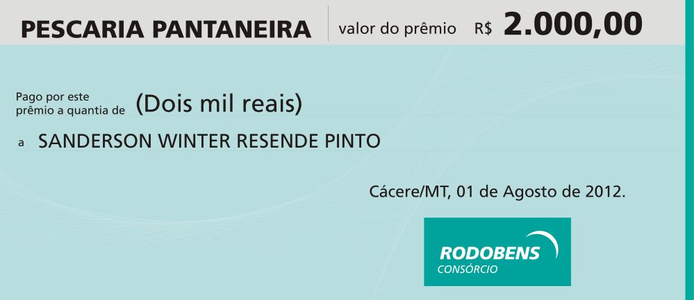 Checão Cheque Gigante PVC para Sorteios Premiações Entrega de Premios, Campanha de Divulgação e Eventos de Marketing Tam 75x35vm Schecão