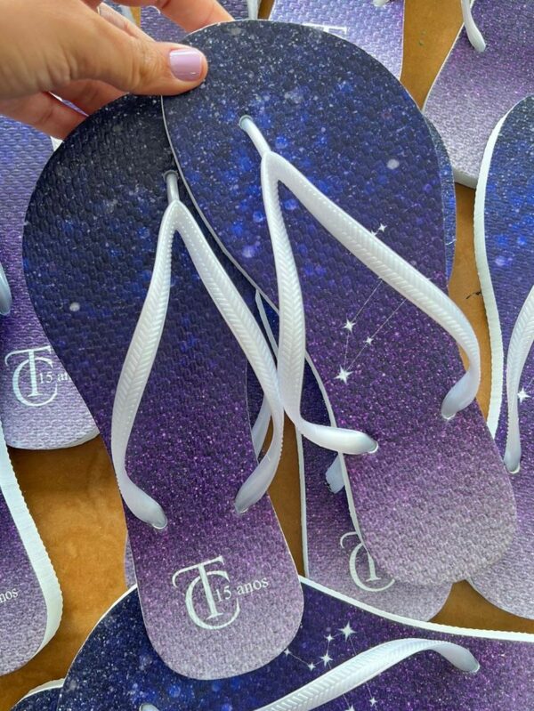 Chinelo Borracha Similar Personalizado para Festas e Eventos Schinelo