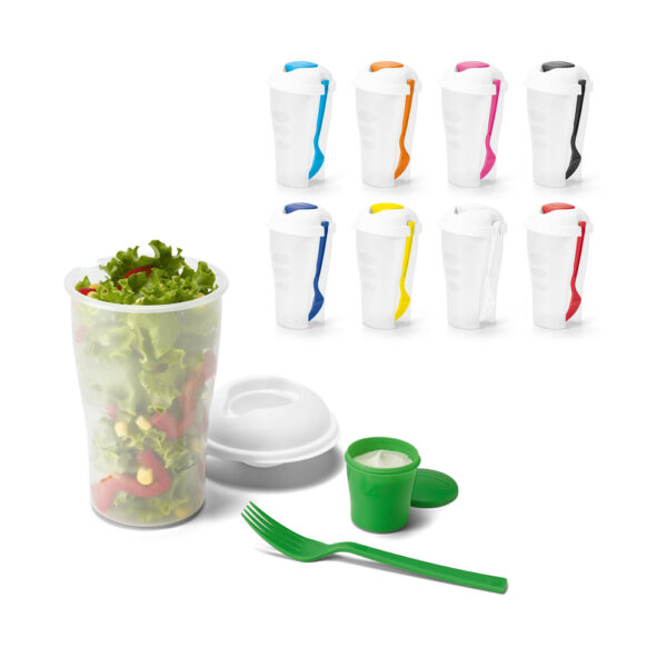 Copo Salada com Garfo e Molheira Sg87835