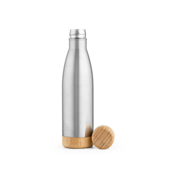 Garrafa Squeeze Térmica Inox e Bambu 550ml Sg63349 - Image 5