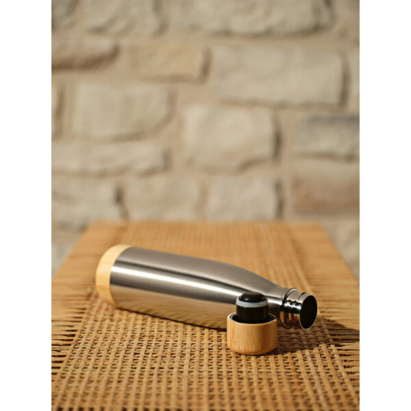 Garrafa Squeeze Térmica Inox e Bambu 550ml Sg63349 - Image 6