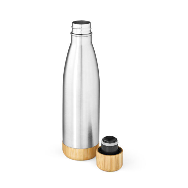 Garrafa Squeeze Térmica Inox e Bambu 800ml Sg73349 - Image 2