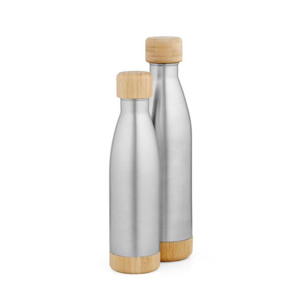 Garrafa Squeeze Térmica Inox e Bambu 800ml Sg73349 - Image 5