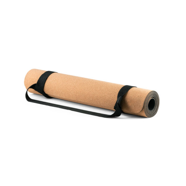 Fitness Tapete para Ginástica Yoga e Pilates em Cortiça com Bolsa Sg83189 - Image 2