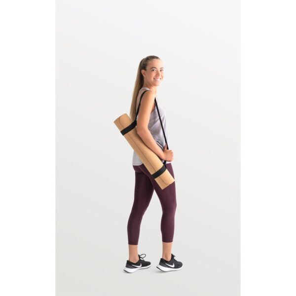 Fitness Tapete para Ginástica Yoga e Pilates em Cortiça com Bolsa Sg83189 - Image 6