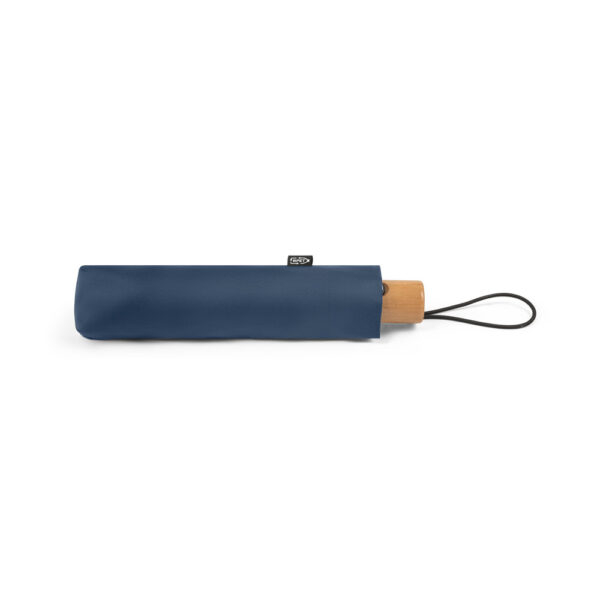 Guarda-chuva Dobrável Poliéster Pongee Fibra de Vidro Pega em Madeira Sg04099 - Image 3