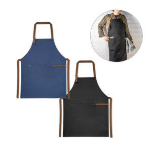 Avental em Algodão Canvas com 3 Bolsos Sg31899