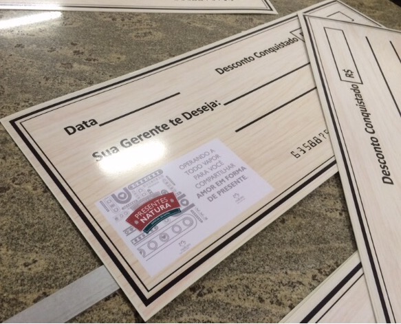Checão Cheque e Chave Gigante PVC para Sorteios Premiações Entrega de Premios, Campanha de Divulgação e Eventos de Marketing Schecão