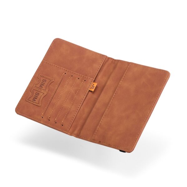 Porta-passaporte Couro Sintético com Proteção RFID S08881 - Image 3