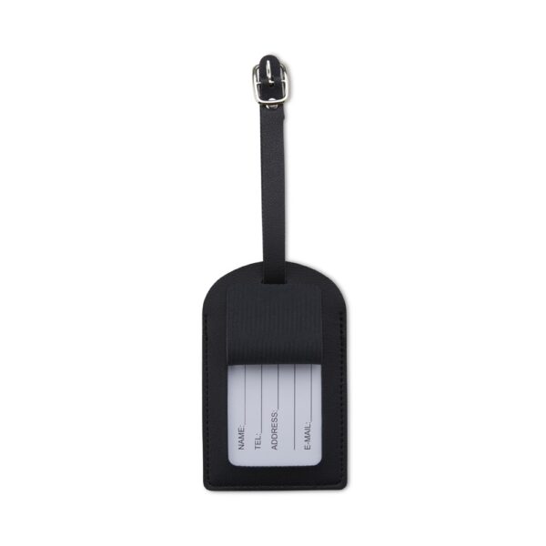 Tag Identificador de Bagagem Couro Sintético S99110