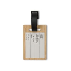 Tag Identificador de Bagagem Bambu S90010