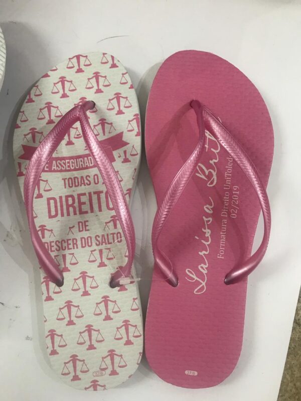 Chinelo Borracha Similar Personalizado para Festas e Eventos Schinelo