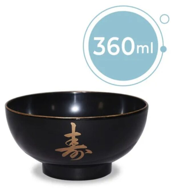 Tigela Cumbuca Bowl Japonesa 360ml Oriental Ideograma Japonês com Hashi Sjapa - Image 10