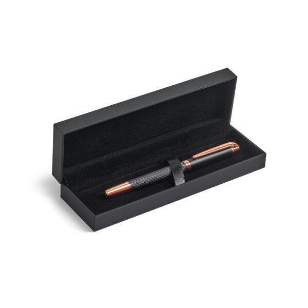 Caneta Executiva Luxo Roller Suave Relevo Escrita Preto Estojo Presente Sg74118 - Image 2