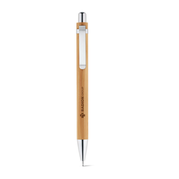 Conjunto Executivo Caneta e Lapiseira Bambu com Estojo Kraft Sg16218 - Image 4