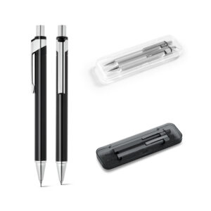 Conjunto Executivo Caneta e Lapiseira Aluminio com Estojo Acrilico Sg43819