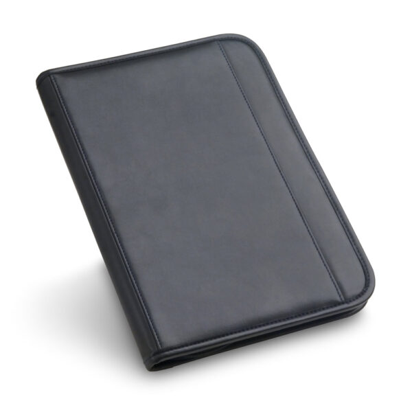 Pasta Executiva A4 Couro Sintético Ziper com Bloco Anotações 40 Folhas Sg83029 - Image 3