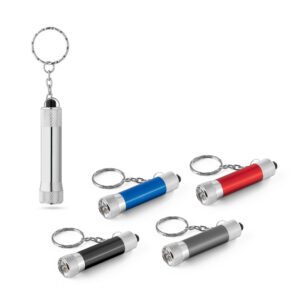 Chaveiro Lanterna 3 Luzes LEDs Aluminio Sg14139