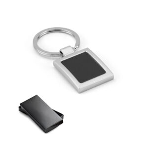 Chaveiro Executivo Aço com Estojo Presente Sg55139