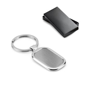 Chaveiro Executivo Aço com Estojo Presente Sg85139