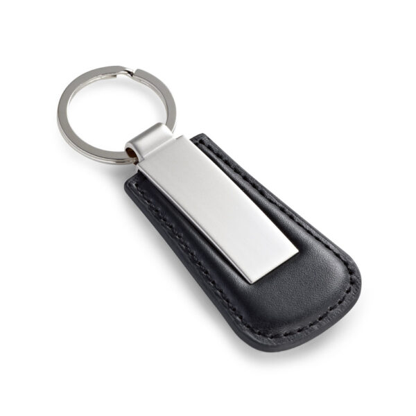 Chaveiro Executivo Couro Sintético e Metal com Estojo Presente Kraft Sg17139 - Image 2