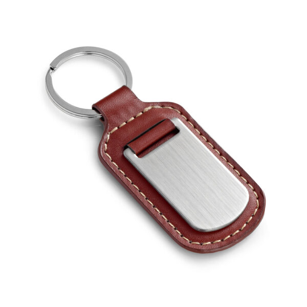 Chaveiro Executivo Couro Sintético e Metal com Estojo Presente Sg27139 - Image 2