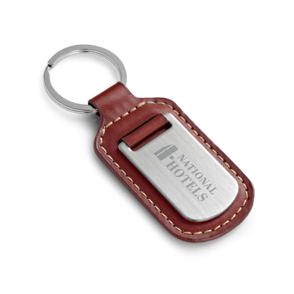 Chaveiro Executivo Couro Sintético e Metal com Estojo Presente Sg27139 - Image 4