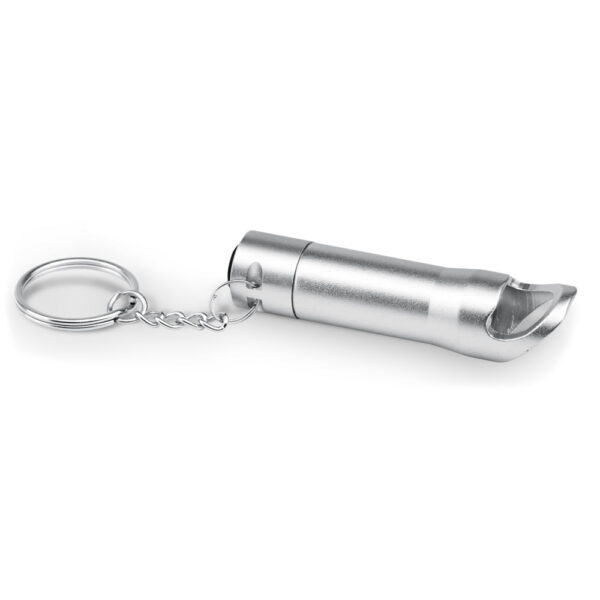 Chaveiro 3 em 1 com Abridor de Garrafas e Lanterna em Metal com 3 LEDs Sg76239 - Image 8