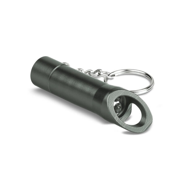 Chaveiro 3 em 1 com Abridor de Garrafas e Lanterna em Metal com 3 LEDs Sg76239 - Image 2