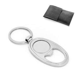 Chaveiro Abridor de Garrafa em Metal com Embalagem Sg76339