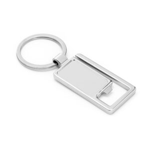 Chaveiro Executivo Metal com Abridor de Garrafa e Estojo para Presente Sg86339