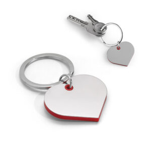Chaveiro Miniatura Coração Metal e ABS Sg19339