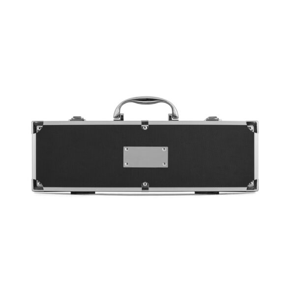 Kit Churrasco 5 Peças Inox (faca chefe, faca japonesa, faca boning, garfo e afiador) Estojo Aluminio Sg90149 - Image 5