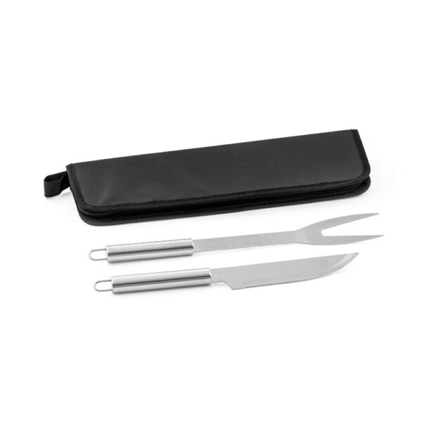 Kit Churrasco 2 Peças Inox e Estojo Nylon Sg63149 - Image 2