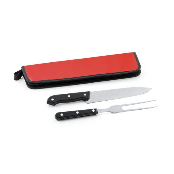 Kit Churrasco 2 Peças Inox com Estojo Nylon Sg73149 - Image 6