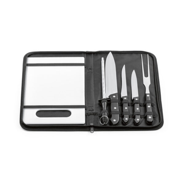Kit Churrasco 5 Peças Inox Tabua e Estojo Nylon Sg44149 - Image 2